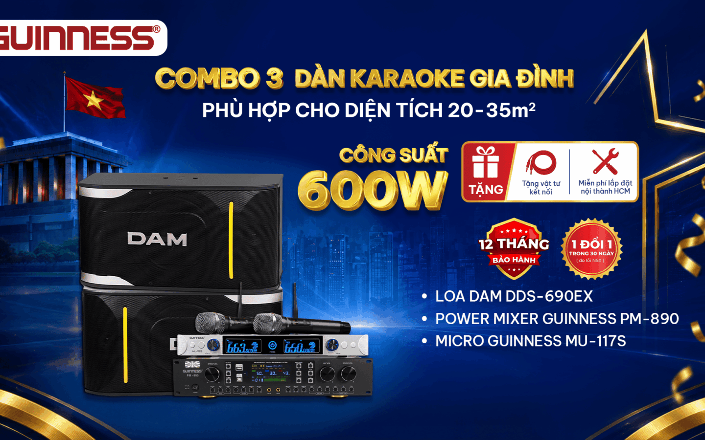 Combo 3 Dàn Karaoke Gia Đình