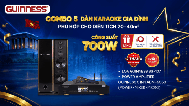 Combo 3 Dàn Karaoke Gia Đình 20-30m2